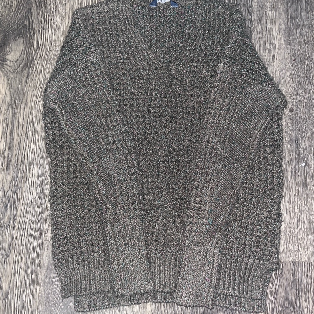Denver Hayes V-Neck Sweater in Dark Brown